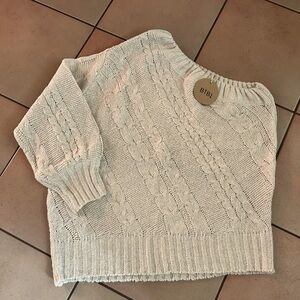 Womens one sleeve sweater
